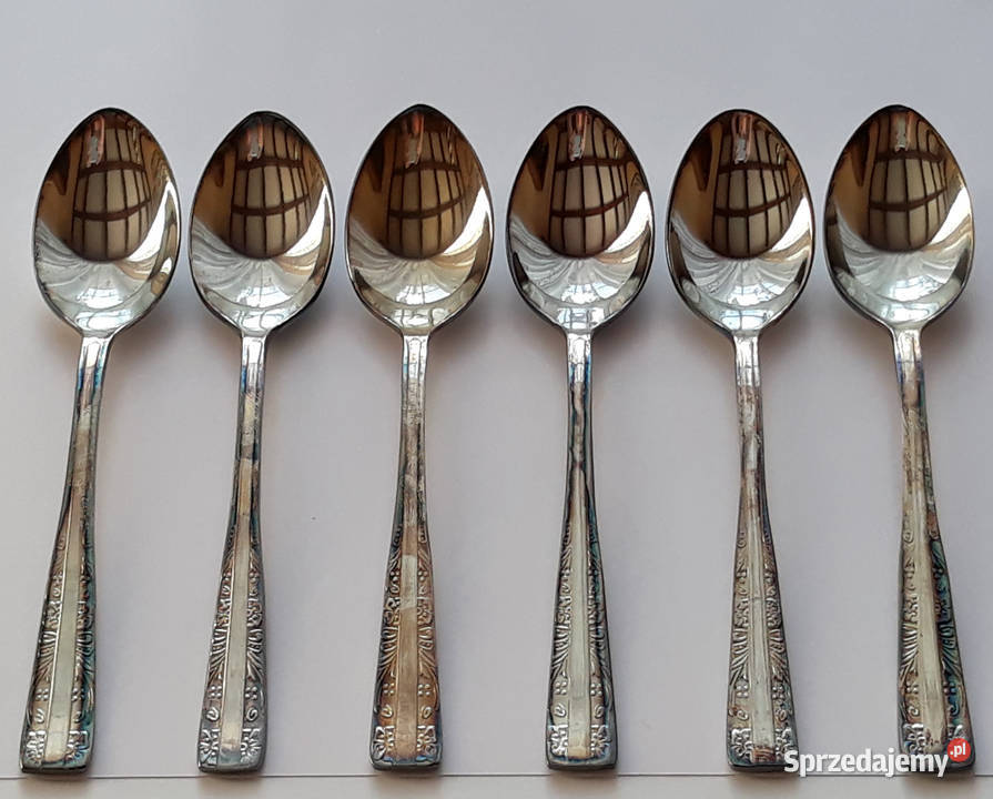 Posrebrzane łyżeczki do herbaty WSCHODNI Hefra