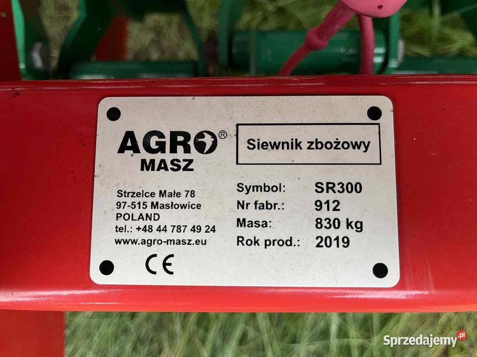 Siewnik talerzowy Agromasz 30m Lipno