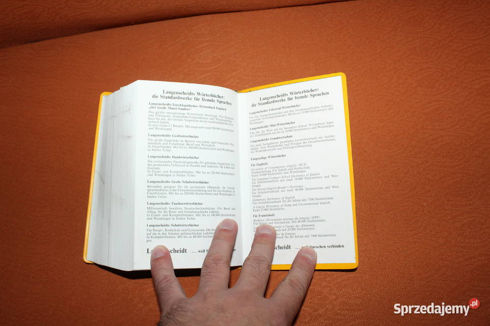 Langenscheidts Taschenwrterbuch Polnisch Chorzów sprzedam