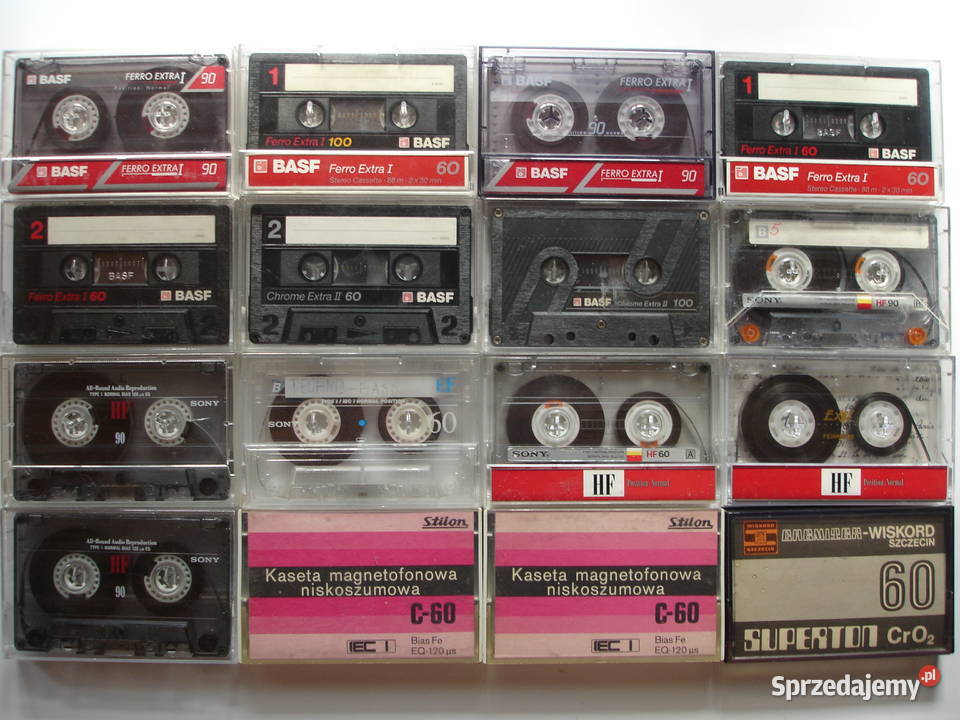 KASETY magnetofonowe BASFSONYSTILON używane Zielona Góra