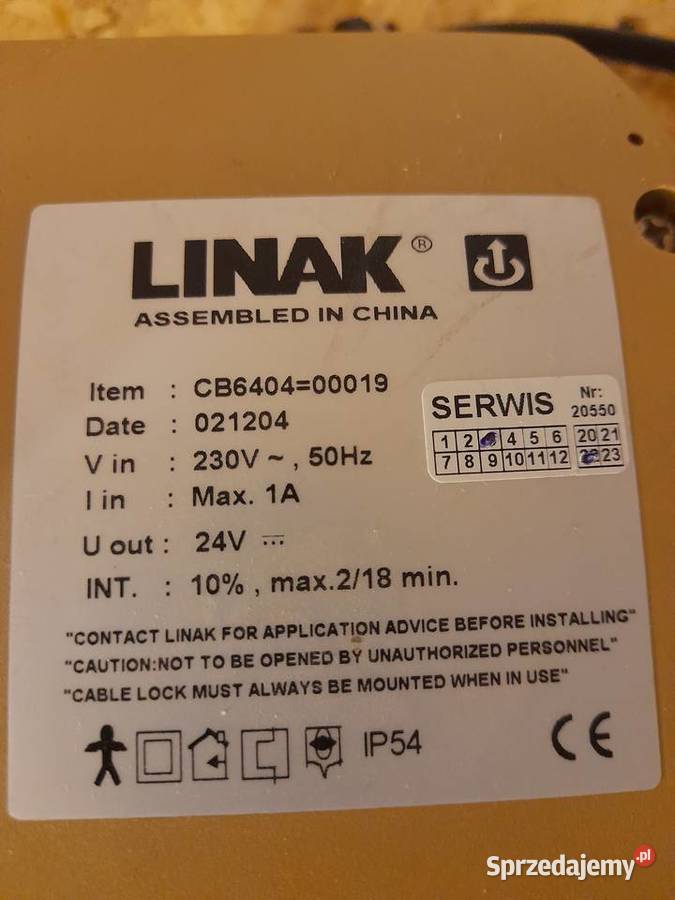 Sterownik Linak do Łóżka Rehabilitacyjnego mazowieckie Warszawa sprzedam