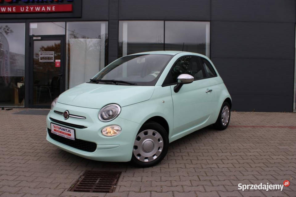 FIAT 500, 2017r. | Salon PL | Faktura VAT23% | ASO | 1 właściciel |