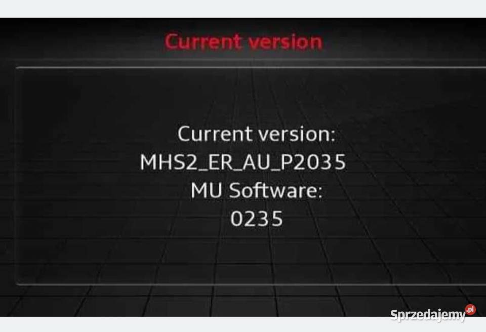 Audi z nawigacją MHS2 A3 A4 A5 A6 A8 Q3 Q5 Q7 Aleksandrów Łódzki