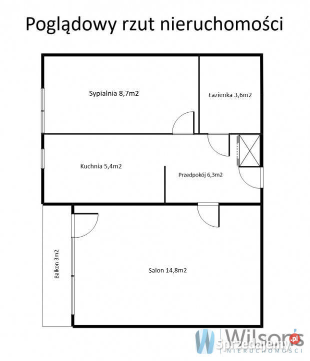 Mieszkanie 37m2 2 pokojowe Warszawa Wiosenna 17297zł/m2 sprzedam