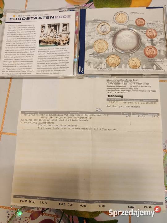 Srebrny medal Vatikan 2002r Lębork