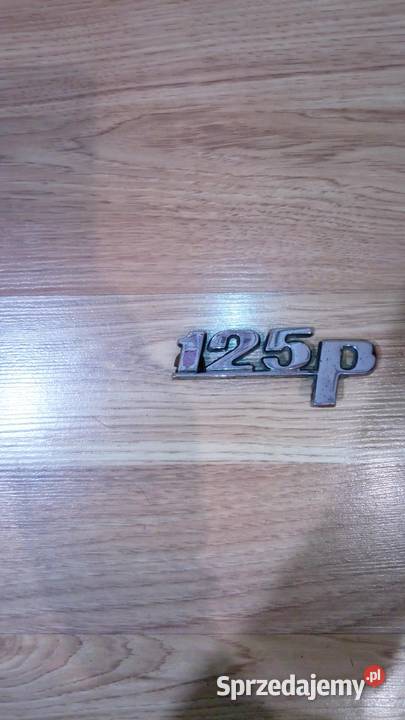 Fiat 125p emblemat znaczek emblemat na tył Dobieszowice