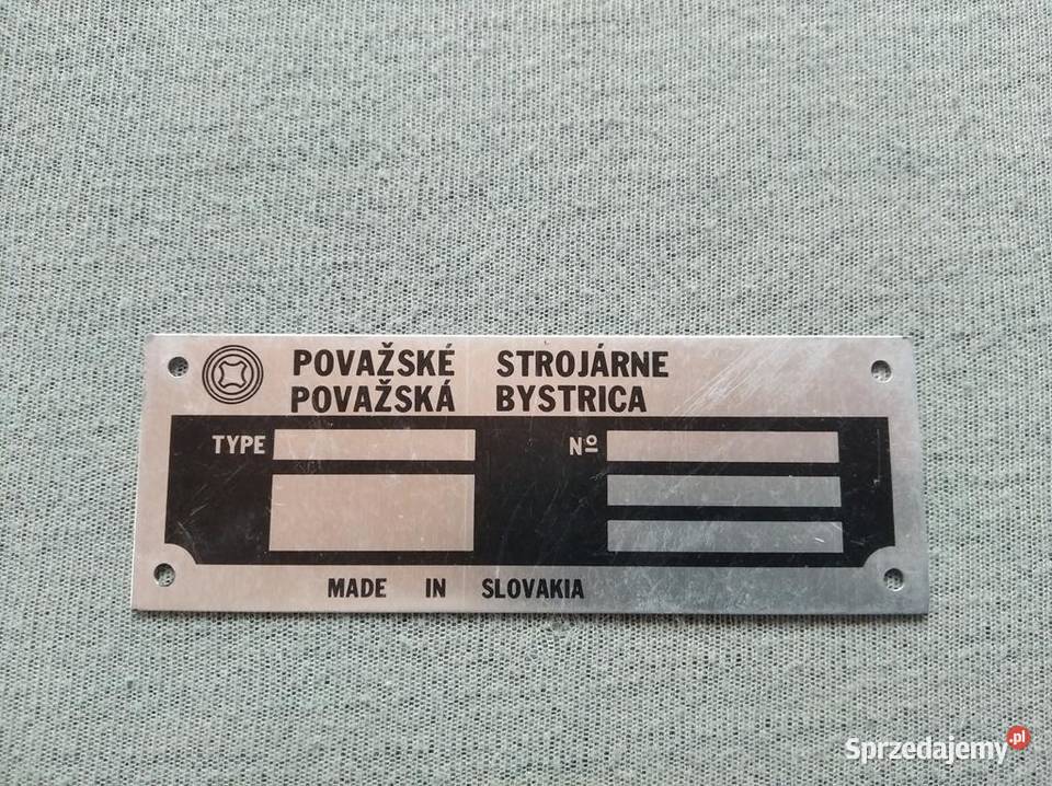 Ursus tabliczka znamionowa skrzyni biegów