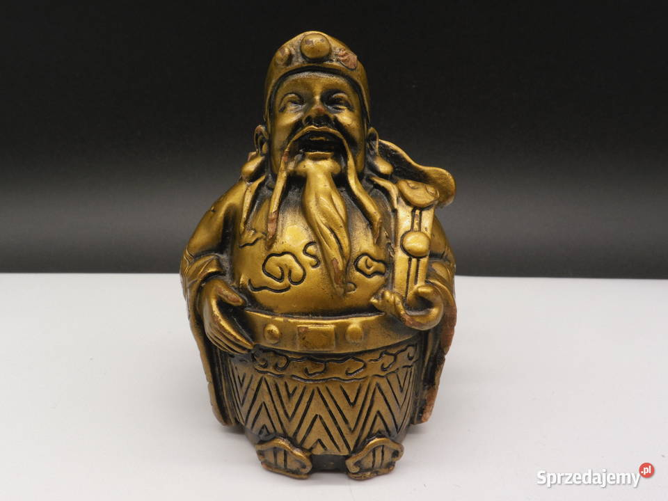 Figurka CAI SHEN Chiński Bóg Bogactwa i Raszków