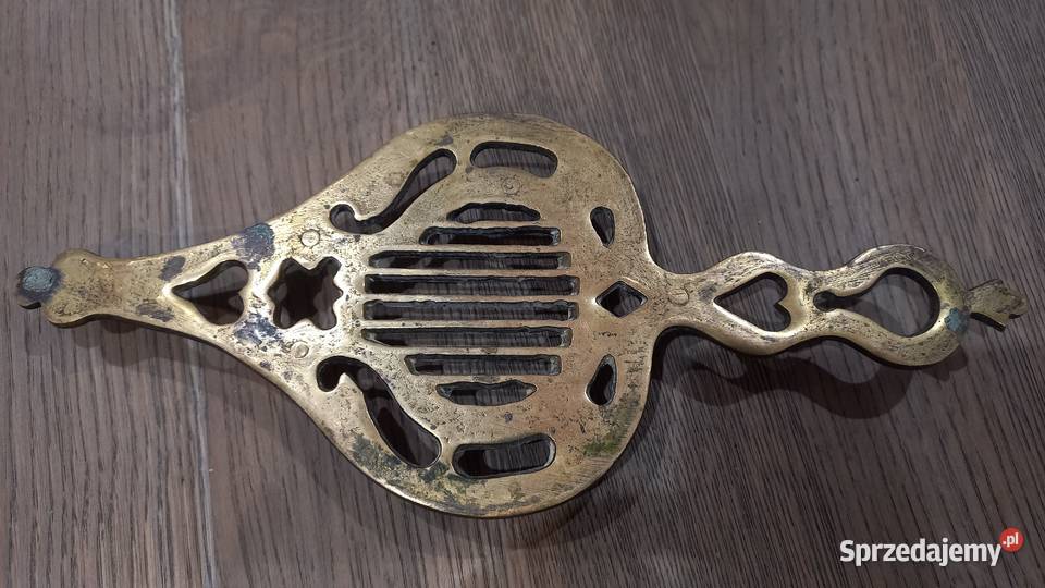 Podstawka mosiężna pod garnek żelazko 683 Gawroniec