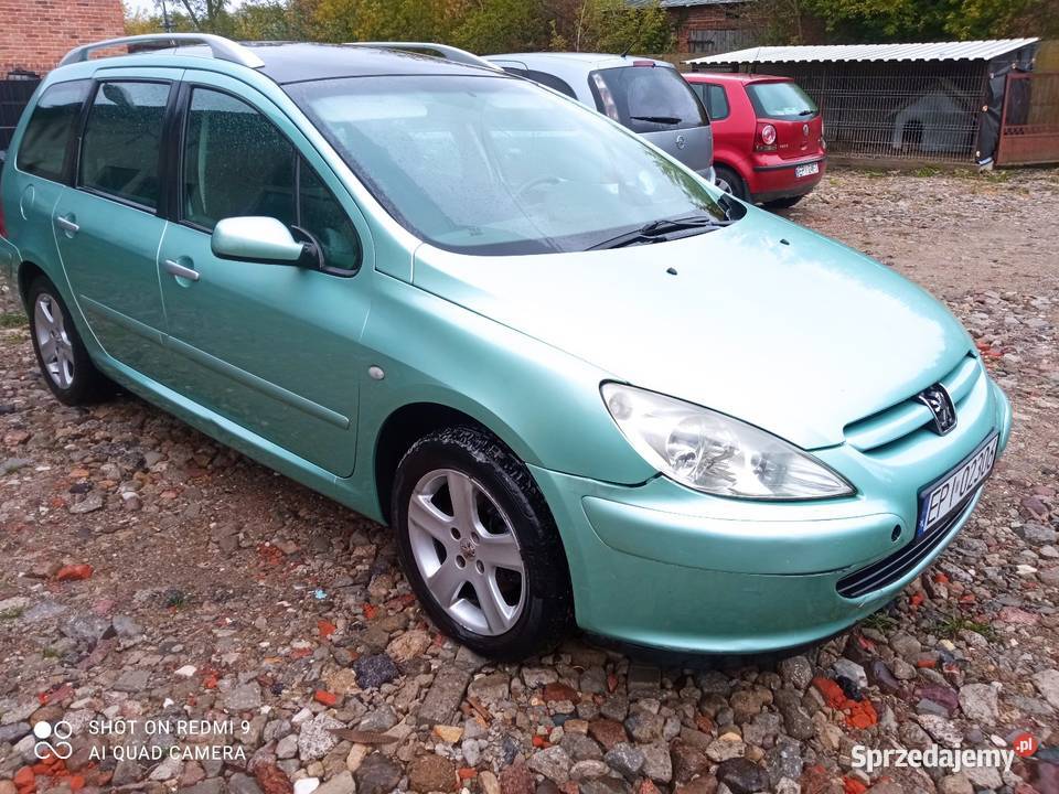Peugeot 307SW 20 Gaz Hak welurowa tapicerka Czarnocin