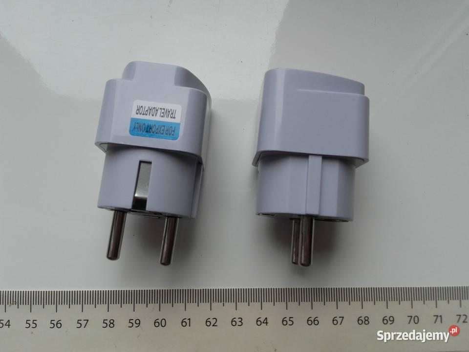 Wtyczka adapter EU uniwersalna AC 230V EU UK AU Bydgoszcz