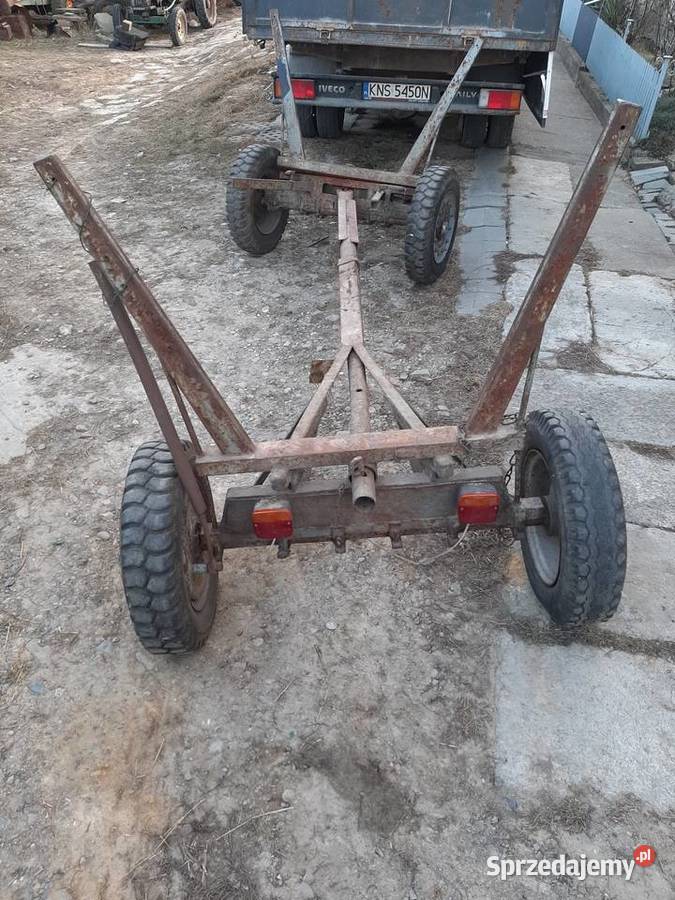 Wóz metalowy z paką do ciągnika c330 sam itp Dębica