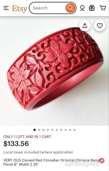 Bransoletka cynober Bydgoszcz