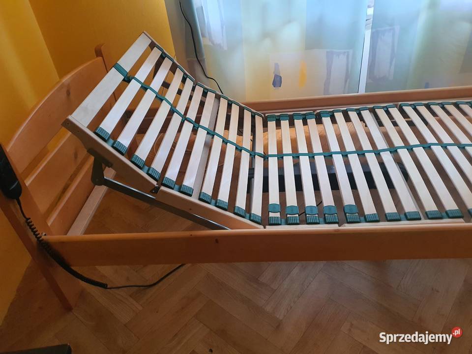 Łóżko podnoszone na pilota z materacem małopolskie Grybów sprzedam
