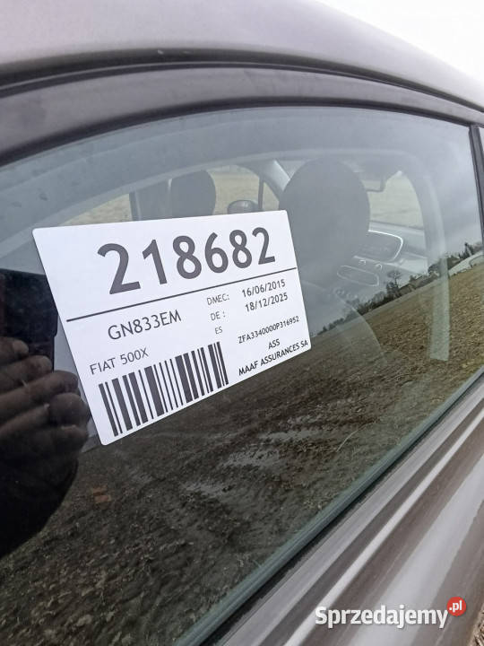 Fiat 500x Fiat 500x 137tyskm 110KM wielkopolskie Pleszew