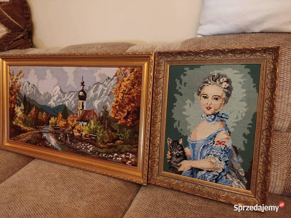 obraz gobelin w ładnej ramie wyprzedaż sprzedam