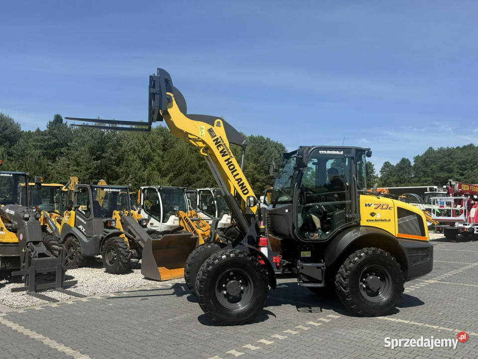 średnia kołowa Holland W70C Compact Widły Łyżka Widełki