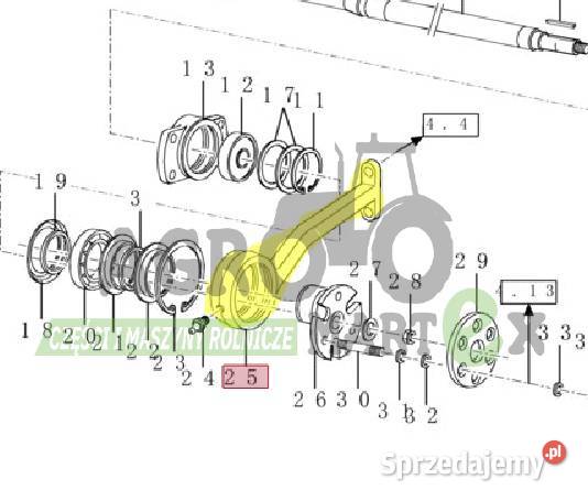 84320632 9831095 89831095 RAMIĘ LH CNH Wichrów