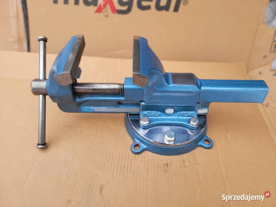 Niemieckie imadło stalowe kute Heuer Front 115 Białystok