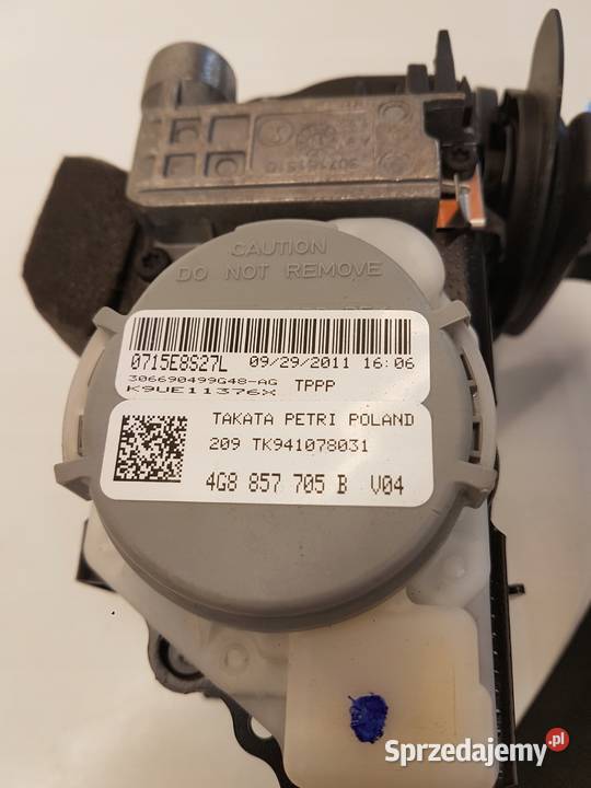 PAS BEZPIECZEŃSTWA LEWY P AUDI A6 C7 4G8857705B śląskie Przystajń sprzedam