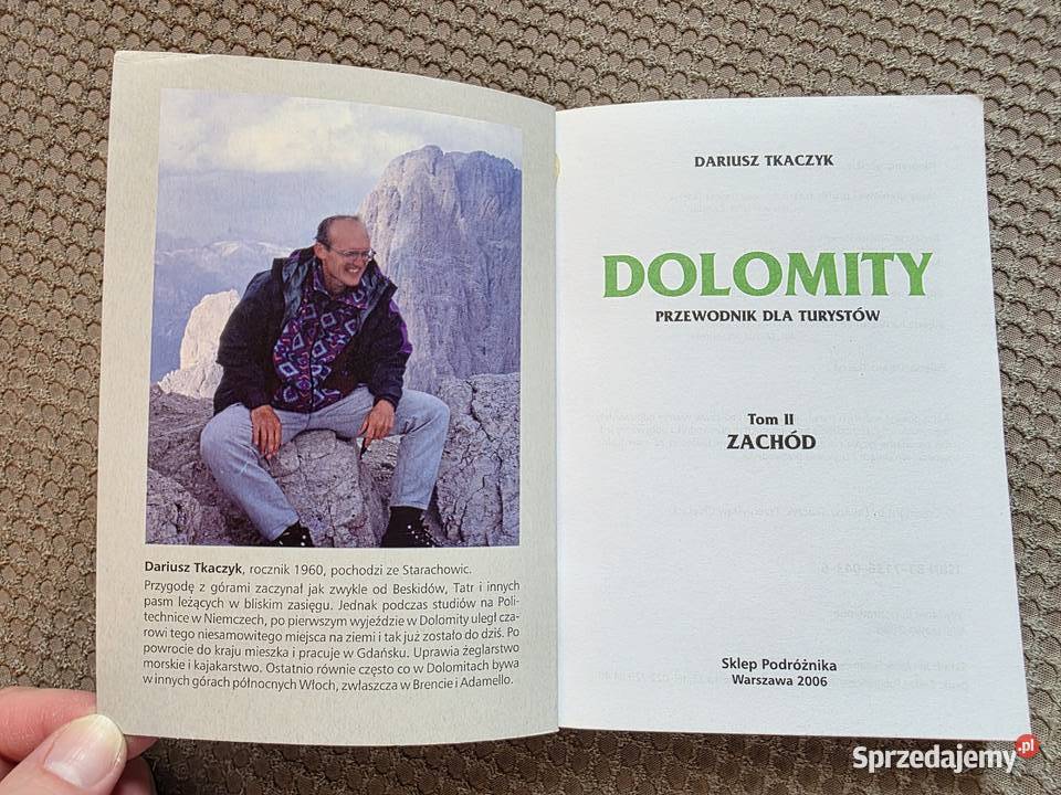 Dolomity tom II Zachód Dariusz Tkaczyk Kraków