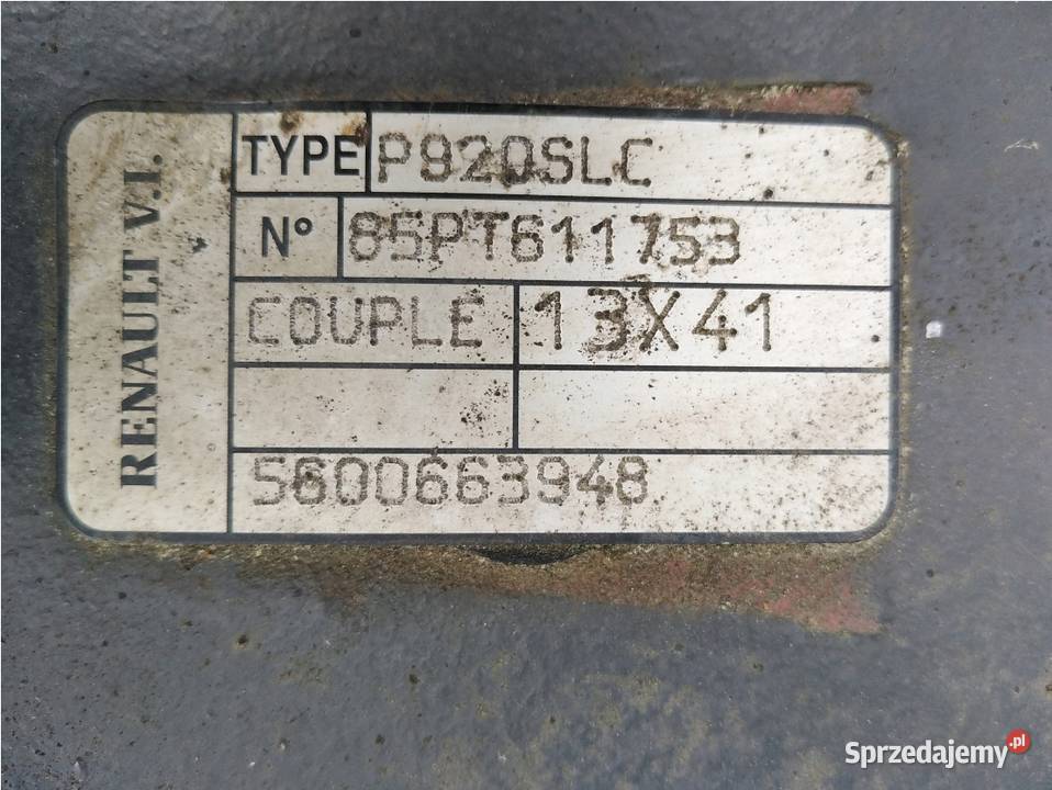 WKŁAD GŁÓWKA TYLNEGO MOSTU RENAULT MIDLUM DCI mosty Mojusz