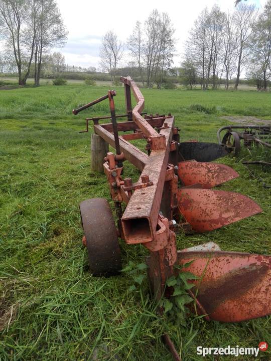 Pług ruski czteroskibowy zagonowy dolnośląskie Żuchlów sprzedam
