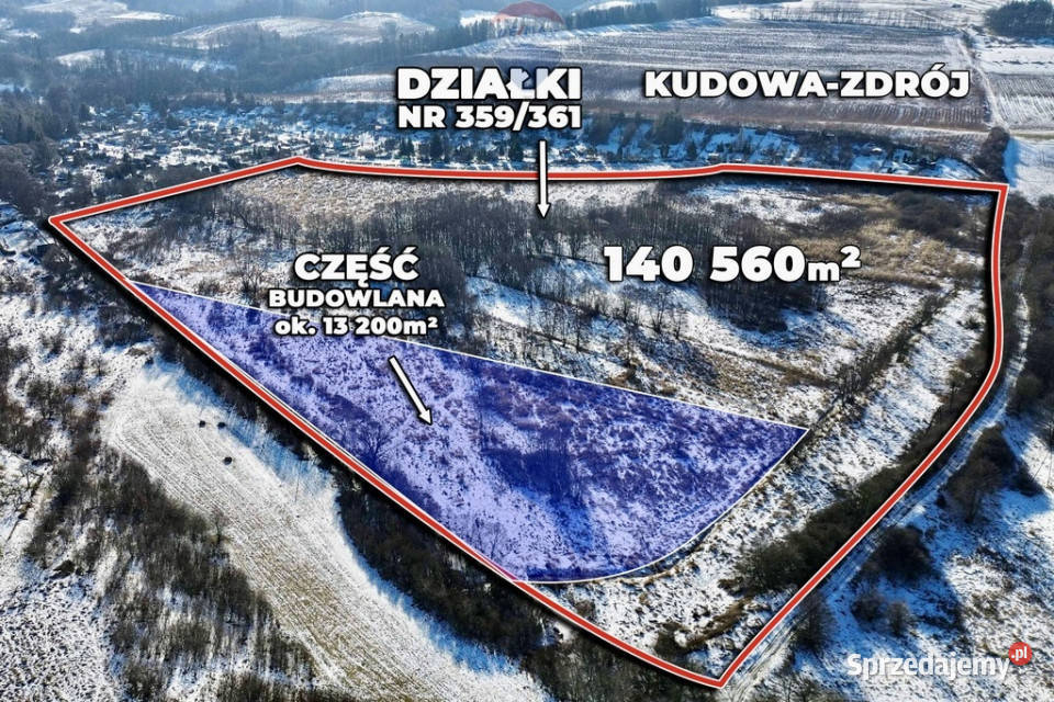 Wyjątkowy teren inwestycyjny 140560 m dolnośląskie Kudowa-Zdrój