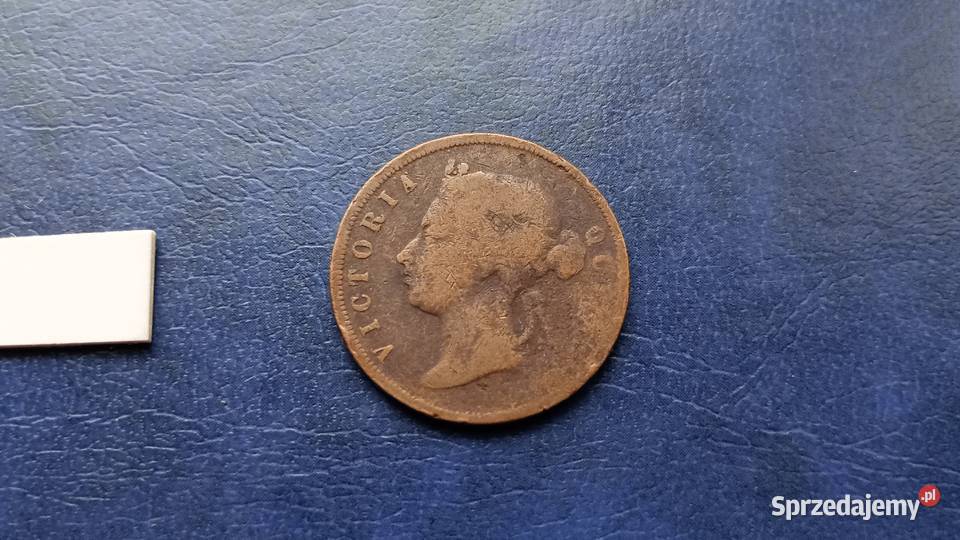 Stare monety 1 cent 1885 Straits Settlements 3 Lesko