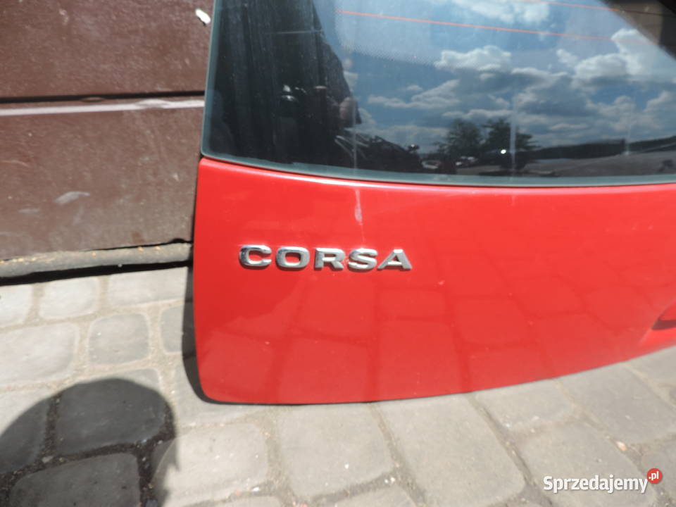 OPEL CORSA C FL KLAPA BAGAŻNIKA TYŁ TYLNA Z573 Nowy Sącz sprzedam