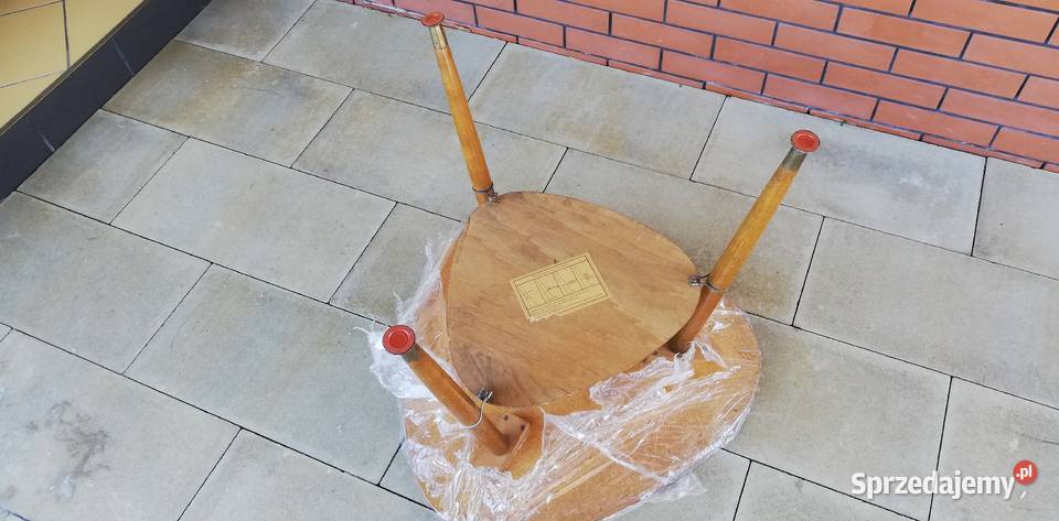 Stolik PRL patyczak kawowy art deco ława z półką mazowieckie Garwolin