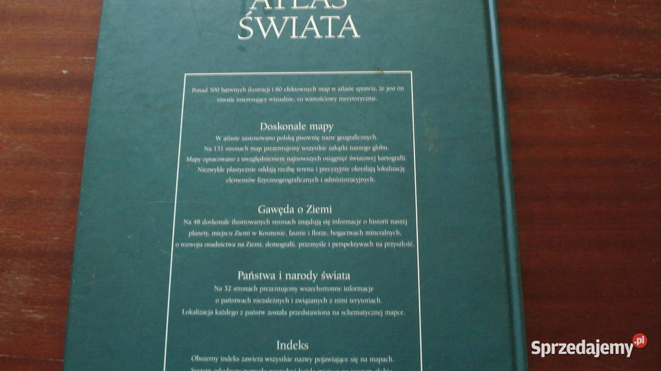 Atlas Geograficzny Świata wyd Readers Digest Łódź