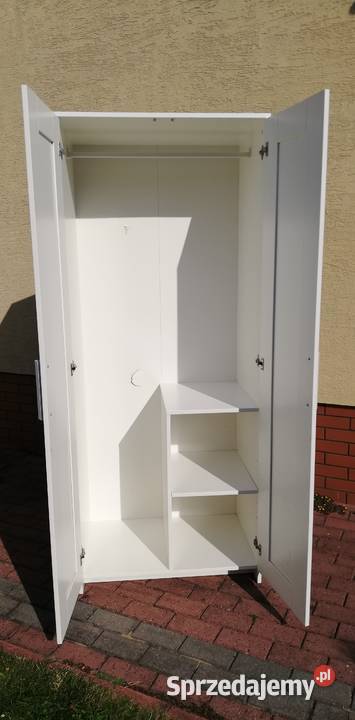 Szafa 2 drzwiowa biała bieliźniarka garderoba Szafy i garderoby Garwolin