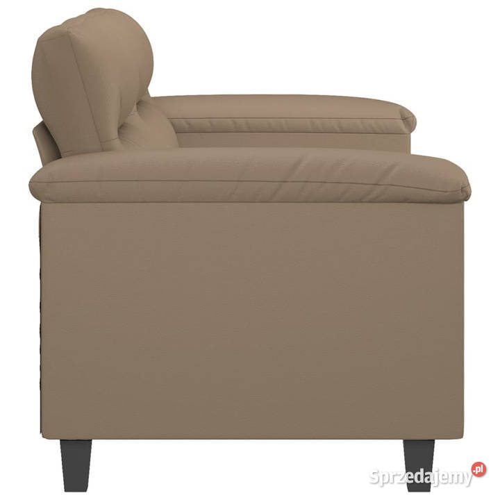 2osobowa sofa kolor cappuccino 140 sztuczna Meble