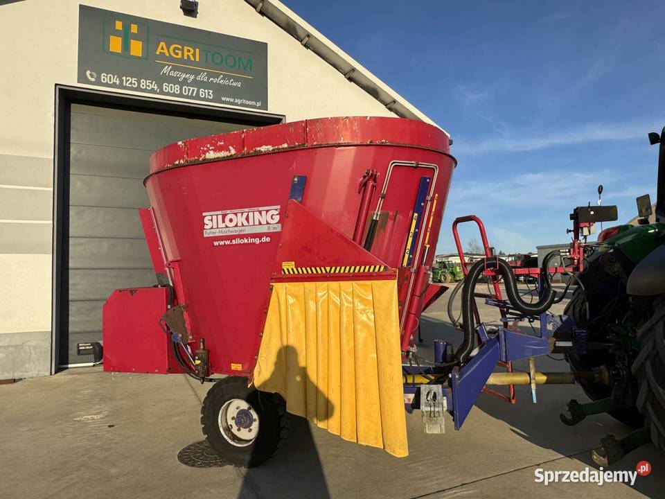 Wóz paszowy Siloking 8m3 2001r nieuszkodzony mazowieckie Lubowidz