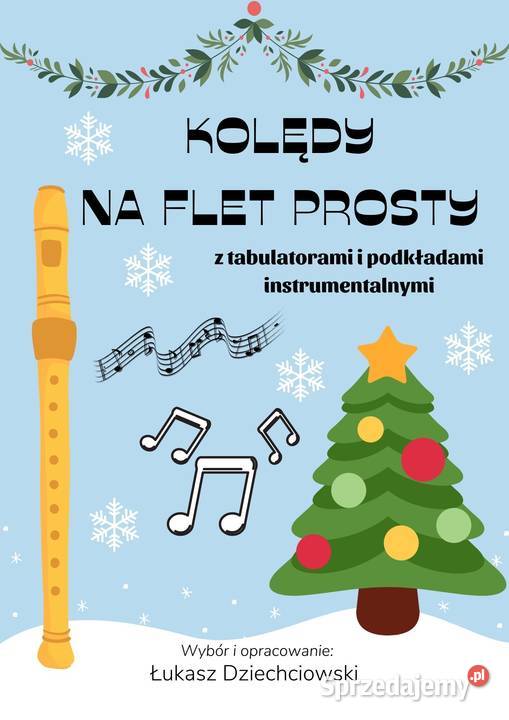 Kolędy na flet prosty nuty tabulatura podkłady