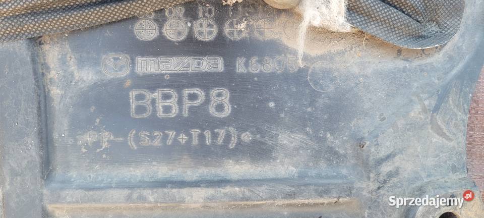 Mazda 3 II DOLNA OSŁONA SILNIKA PRZÓD PLYTA Ruda Śląska sprzedam