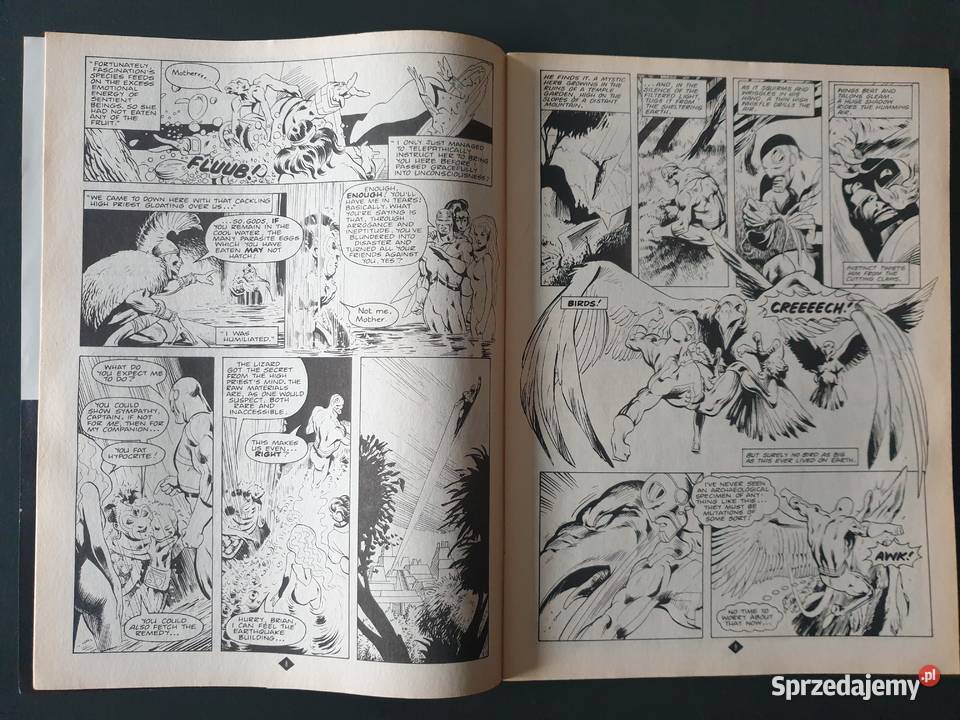 Captain Britain 12 komiks w języku angielskim Komiksy pomorskie Gdynia