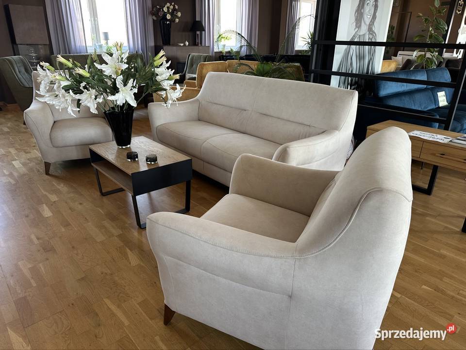 Sofa i dwa fotele Orchis Vero tkanina sprzedam