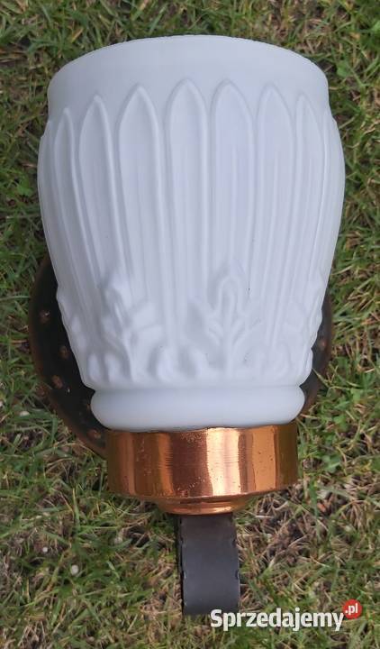 LampyPlafony PRL szkło Abażury i klosze Kluczbork