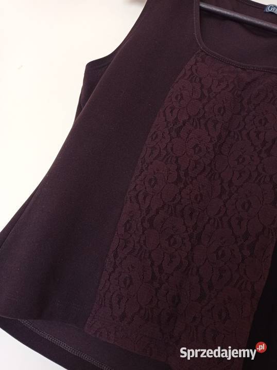 Brązowa bluzka marki Geber Hajnówka