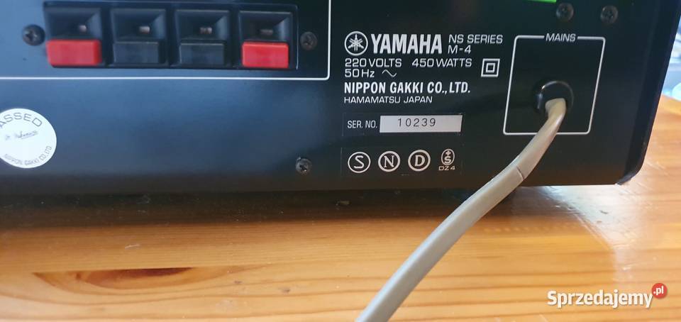 Yamaha m4 końcówka mocy reference małopolskie Kraków