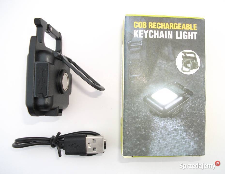 Latarka LED COB A30 Wielofunkcyjna na USB Sieradz