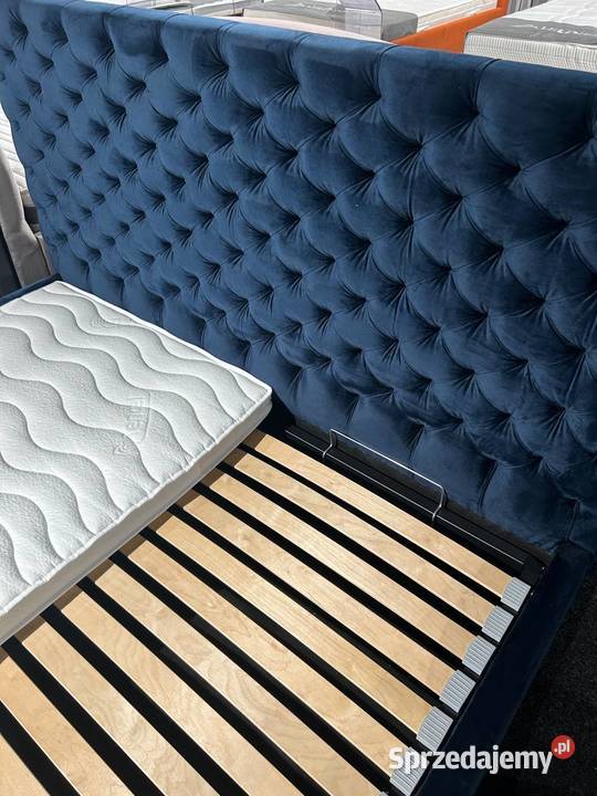 Łóżko tapicerowane 160x200 z pojemniekim 40