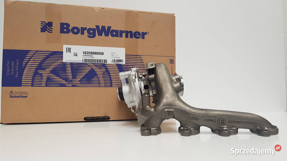 Turbosprężarka BorgWarner KKK 16359880058 Siedlce