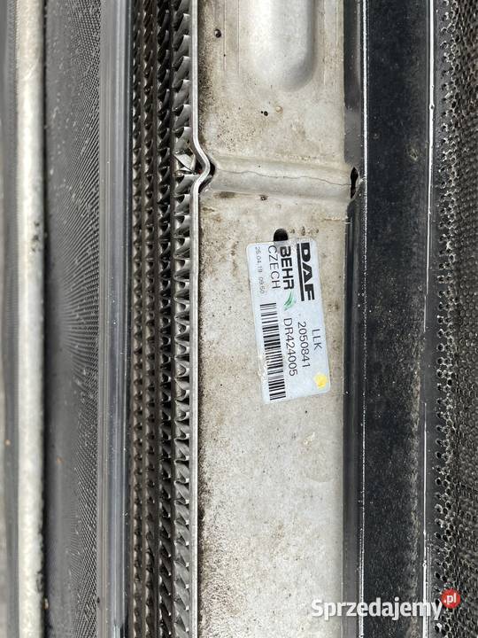 Komplet chłodnic chlodnica Daf Xf 106 euro6