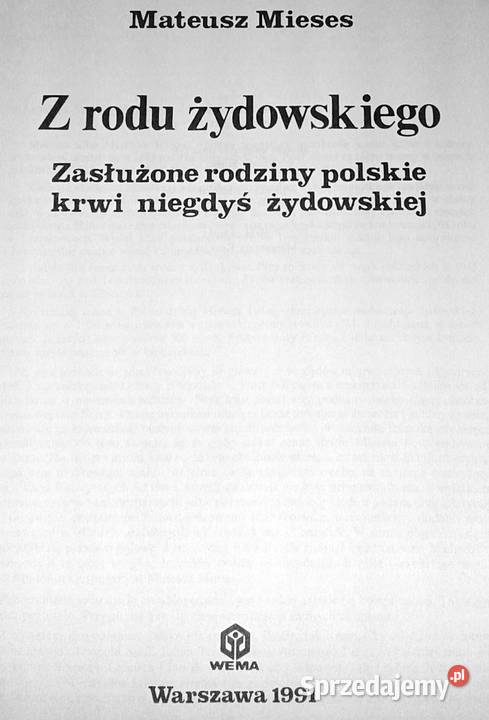 Z rodu żydowskiego Mateusz Mieses Chełm