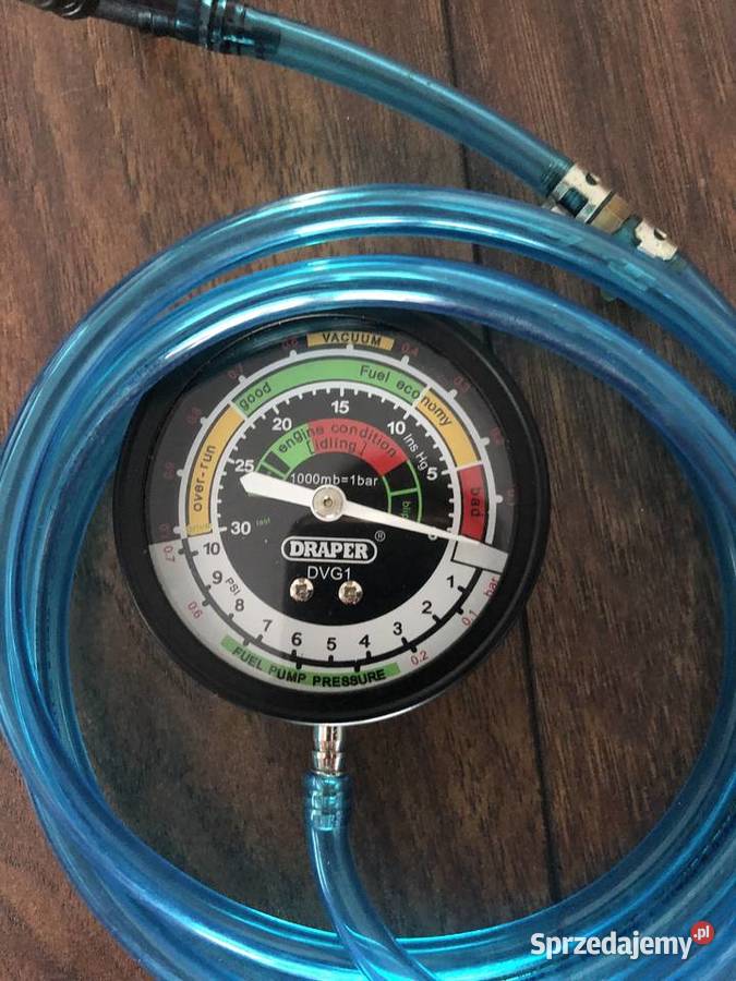 wakuometr wskaźnik podciśnienia Draper DVG1 Trzebinia