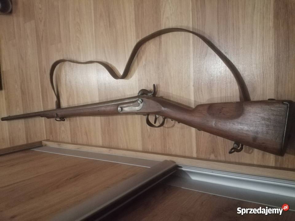 Potężny MasywnyKarabin StrzelbaWojskowy z Epoki Brzóza Stadnicka