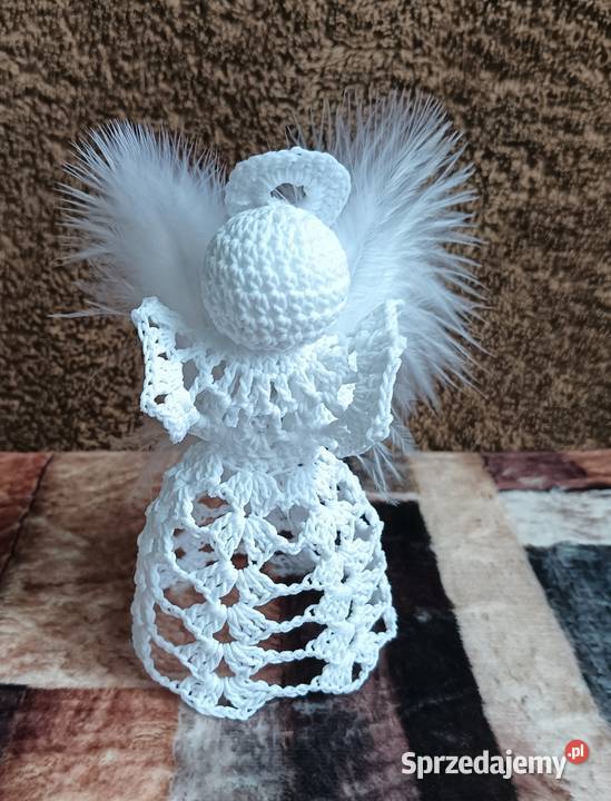 Aniołki szydelkowe ozdoby świąteczne Lublin